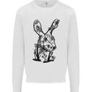 Rabbit Ecology Mens Sweatshirt Jumper White