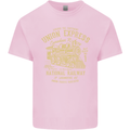 Railway Train Trainspotter Trianspotting Mens Cotton T-Shirt Tee Top Light Pink