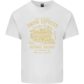 Railway Train Trainspotter Trianspotting Mens Cotton T-Shirt Tee Top White
