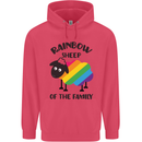 Rainbow Sheep Funny Gay Pride Day LGBT Childrens Kids Hoodie Heliconia