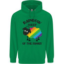 Rainbow Sheep Funny Gay Pride Day LGBT Childrens Kids Hoodie Irish Green