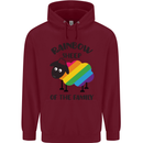 Rainbow Sheep Funny Gay Pride Day LGBT Childrens Kids Hoodie Maroon