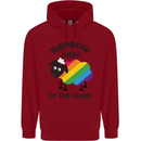 Rainbow Sheep Funny LGBT Gay Pride Day Childrens Kids Hoodie Red