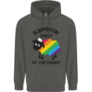 Rainbow Sheep Funny LGBT Gay Pride Day Childrens Kids Hoodie Storm Grey