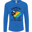 Rainbow Sheep Funny LGBT Gay Pride Day Mens Long Sleeve T-Shirt Royal Blue