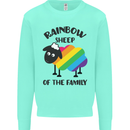 Rainbow Sheep Funny LGBT Gay Pride Day Mens Sweatshirt Jumper Peppermint