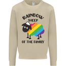 Rainbow Sheep Funny LGBT Gay Pride Day Mens Sweatshirt Jumper Sand