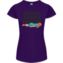 Raising My Husband Is Exhausting Womens Petite Cut T-Shirt Purple