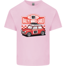 Rallye Monte Carlo Mini Rally Car Kids T-Shirt Childrens Light Pink