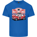 Rallye Monte Carlo Mini Rally Car Kids T-Shirt Childrens Royal Blue