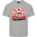 Rallye Monte Carlo Mini Rally Car Kids T-Shirt Childrens Sports Grey