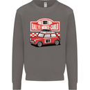 Rallye Monte Carlo Mini Rally Car Mens Sweatshirt Jumper Charcoal