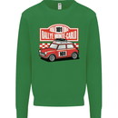 Rallye Monte Carlo Mini Rally Car Mens Sweatshirt Jumper Irish Green