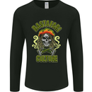 Rastafari Culture Weed Cannabis Bong Spliff Mens Long Sleeve T-Shirt Black