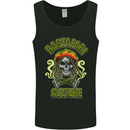 Rastafari Culture Weed Cannabis Bong Spliff Mens Vest Tank Top Black