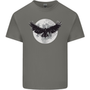 Raven Moon Vikings Mens Cotton T-Shirt Tee Top Charcoal