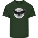 Raven Moon Vikings Mens Cotton T-Shirt Tee Top Forest Green