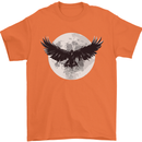 Raven Moon Vikings Mens T-Shirt 100% Cotton Orange