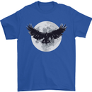 Raven Moon Vikings Mens T-Shirt 100% Cotton Royal Blue