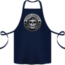 Rebel Cafe Racer Biker Motorbike Motorcycle Cotton Apron 100% Organic Navy Blue