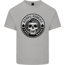 Rebel Cafe Racer Biker Motorbike Motorcycle Kids T-Shirt Childrens Sports Grey