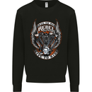 Rebel and Pride Motorcycle Motorbike Biker Mens Sweatshirt Jumper Black