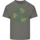 Recycle Bike Fun Cyclist Funny Mens Cotton T-Shirt Tee Top Charcoal