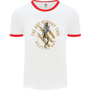 The Art of Muay Thai MMA Mixed Martial Arts Mens White Ringer T-Shirt White/Red