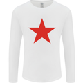 Red Star Army As Worn by Mens Long Sleeve T-Shirt White