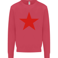 Red Star Army As Worn by Mens Sweatshirt Jumper Heliconia