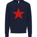 Red Star Army As Worn by Mens Sweatshirt Jumper Navy Blue