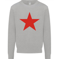 Red Star Army As Worn by Mens Sweatshirt Jumper Sports Grey