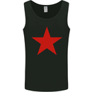 Red Star Army As Worn by Mens Vest Tank Top Black