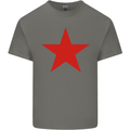 Red Star Army As Worn by Michael Stipe Mens Cotton T-Shirt Tee Top Charcoal