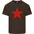 Red Star Army As Worn by Michael Stipe Mens Cotton T-Shirt Tee Top Dark Chocolate
