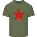 Red Star Army As Worn by Michael Stipe Mens Cotton T-Shirt Tee Top Military Green