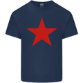 Red Star Army As Worn by Michael Stipe Mens Cotton T-Shirt Tee Top Navy Blue