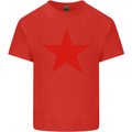 Red Star Army As Worn by Michael Stipe Mens Cotton T-Shirt Tee Top Red