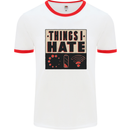 Bad Wifi Low Battery Lag Gaming Gamer Phone Mens White Ringer T-Shirt White/Red