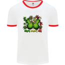 Weed Enjoy Every Day Cannabis Drugs Bong Mens Ringer T-Shirt White/Red