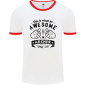 An Awesome Archer Looks Like Archery Mens White Ringer T-Shirt White/Red