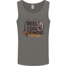 Reel Cool Grandad Funny Fishing Fisherman Mens Vest Tank Top Charcoal