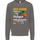 Religious Autism Mom Autistic Mum God ASD Mens Sweatshirt Jumper Charcoal