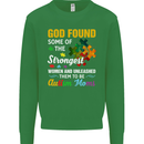 Religious Autism Mom Autistic Mum God ASD Mens Sweatshirt Jumper Irish Green
