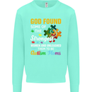 Religious Autism Mom Autistic Mum God ASD Mens Sweatshirt Jumper Peppermint