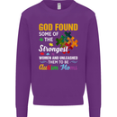 Religious Autism Mom Autistic Mum God ASD Mens Sweatshirt Jumper Purple
