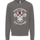 Respect Earned Motorbike Motorcycle Biker Mens Sweatshirt Jumper Charcoal