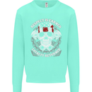 Respect Earned Motorbike Motorcycle Biker Mens Sweatshirt Jumper Peppermint