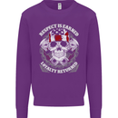 Respect Earned Motorbike Motorcycle Biker Mens Sweatshirt Jumper Purple