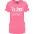 Retired Definition Funny Retirement Womens Wider Cut T-Shirt Azalea